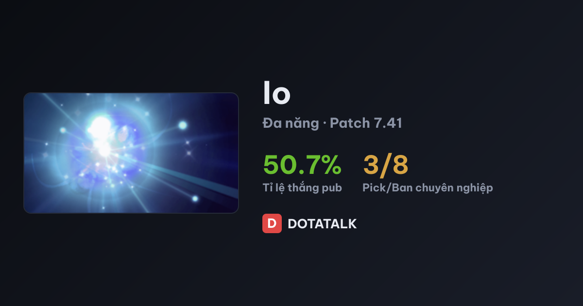 Thẻ chỉ số Io
