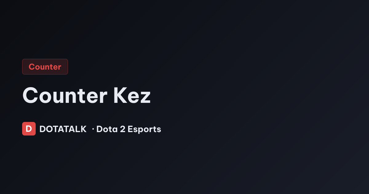 Counter Kez