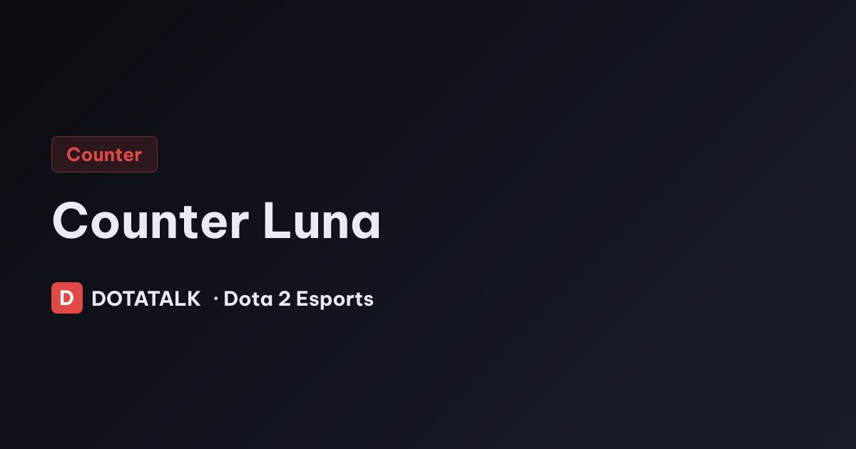 Chủ đề Counter Luna