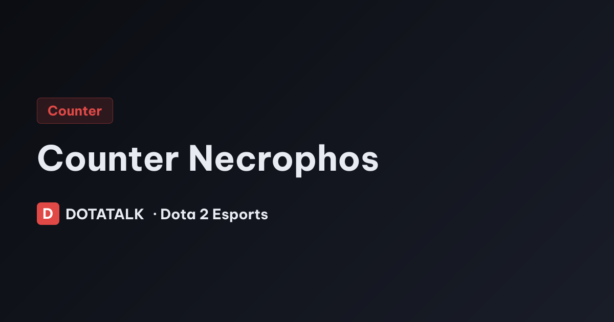 Counter Necrophos