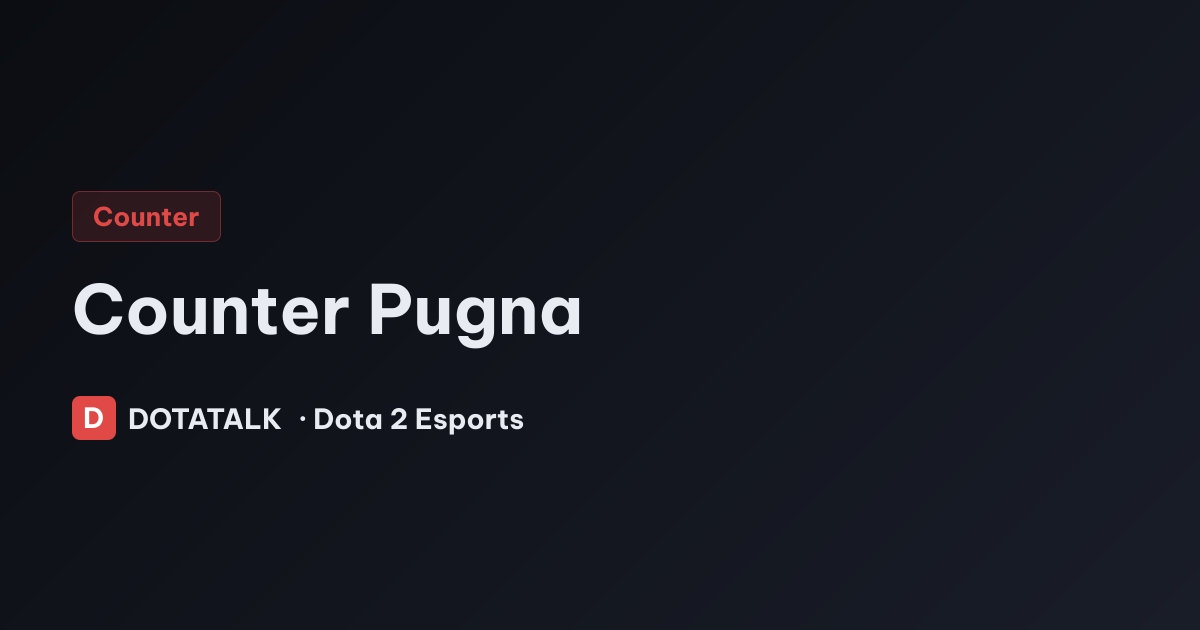 Cách khắc chế Pugna hiệu quả