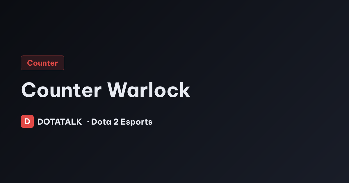 Hình minh hoạ bài viết counter Warlock